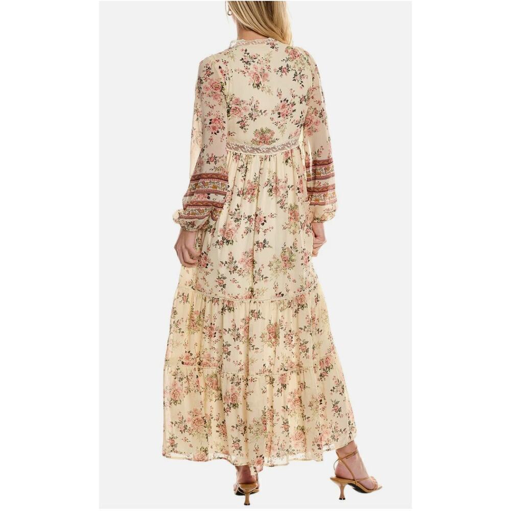 NEW $198 A Collective Story Boho Floral Printed Maxi Dress - Picture 2 of 6